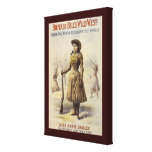 Mlle occidentale vintage Annie Oakley de cow-girl Impressions Sur Toile