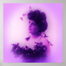 Mlle Whitlock Lilac Poster