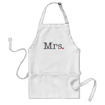 Mme Apron couleurs noires et rouges de | Tabliers