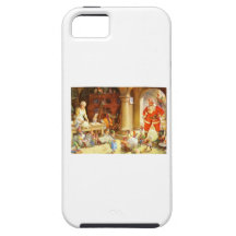 Mme Claus et les elfes font des biscuits cuire au  Étuis iPhone 5