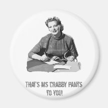 Mme Crabby Pants Magnets Pour Réfrigérateur