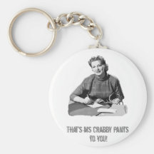 Mme Crabby Pants Porte-clef