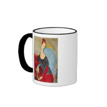 Mme Hebuterne in a Blue Chair, 1918 Mug
