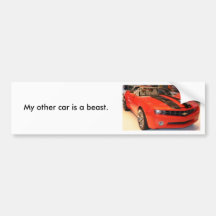 MMM (2), My other car is a beast. Bumper Sticker