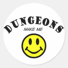 MMS: Dungeons Round Sticker