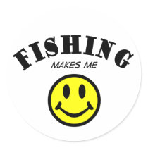 MMS: Fishing Round Stickers