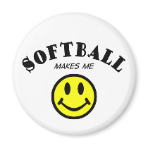 MMS: Softball Refrigerator Magnets
