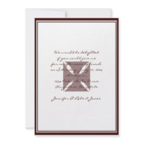 Mmusuyidee Invitation in Burgandy Night