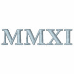 MMXI 2011 Roman Numerals Embroidered Shirt embroidered shirts