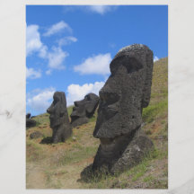 Moai at Rano Raraku, Easter Island Flyer