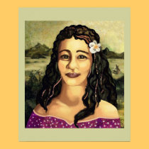 Moana Lisa (detail) posters