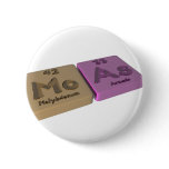 Moas as Mo Molybdenum and As Arsenic buttons