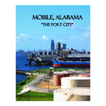MOBILE, ALABAMA - The Port City Custom Letterhead