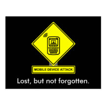 Mobile Device Attack Postcard