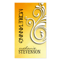 MOBILE TANNING COMPANY BUSINESS CARD
