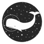 Moby in Space Stickers