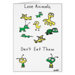 Moby's Love Animals, Don't Eat Them Card