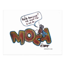 Moca Caca Post Card