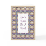 Mocha Cupcake Invitations Card