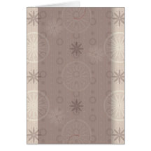 Mocha Design Greeting Card