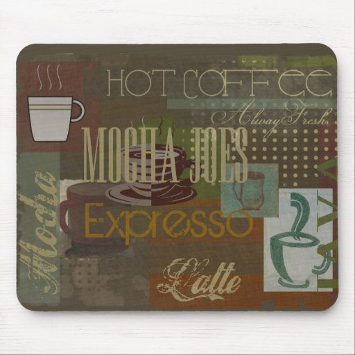 Mocha Joes Cafe Sign Mouse Pad