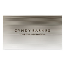 Mocha Stripe Business Card