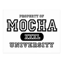 Mocha University Post Card