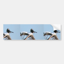 Mocking Bird On Tree Bumper Stickers