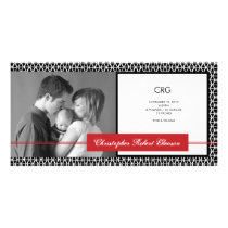 Mod Baby: Birth Announcement Photo Card