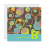 Mod Bubbles party invitations