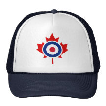 Mod Canada Curling Hockey Target Trucker Hats