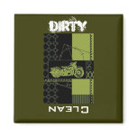 Mod CLEAN DIRTY Dishwasher Magnet