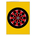Mod Dartboard Greeting Card
