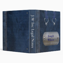 mod denim Business Binder