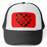 mod heart. mesh hat
