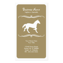mod horse business cards