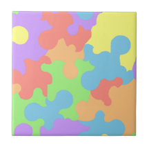 Mod Paint Drip splatter Ceramic Tile Field Accent