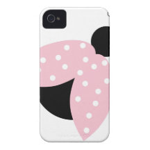 Mod Pink Ladybug Dot Customizable Cute Adorable iPhone 4 Cases