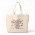 Mod Retro Pink Flowers/Vase Bag