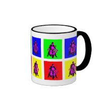 Mod Rider  Pop Art Mug