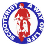 Mod Scooterist A Way Of Life stickers