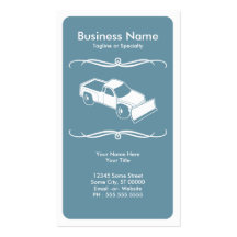 mod snow plow business card templates
