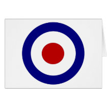 Mod Target Greeting Cards