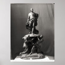 Model for the monument of Louis XV Posters