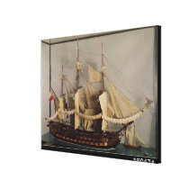 Model of the ship 'L'Achille' canvas prints