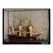 Model of the ship 'L'Achille' posters