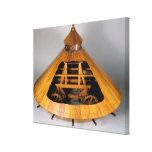 Model reconstruction of da Vinci's design Canvas Print