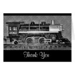 Model Train Thank You Card