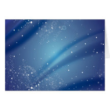 Modèle bleu de nuit étoilée cartes