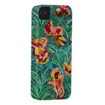 modèle Ca de l'iphone 4 à peine là QPC - customisé Coques iPhone 4 Case-Mate